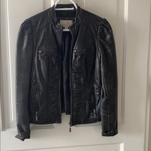 Faux leather jacket